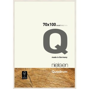 Nielsen cadru detașabil din lemn Quadrum 70x100 cm alb