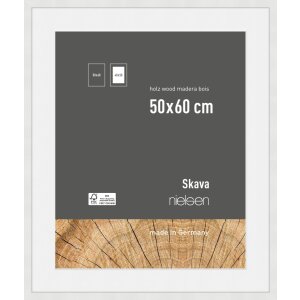 Nielsen cadru din lemn Skava alb 50x60 cm cu...