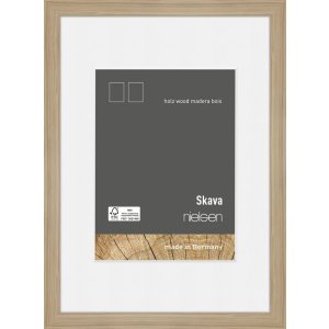 Nielsen cadru din lemn stejar Skava 50x60 cm cu passe-partout 40x50 cm