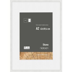 Nielsen cadru din lemn Skava alb 42x59.4 cm cu...