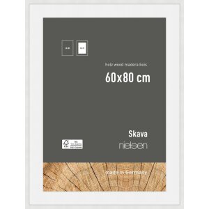 Nielsen cadru din lemn Skava alb 60x80 cm cu...