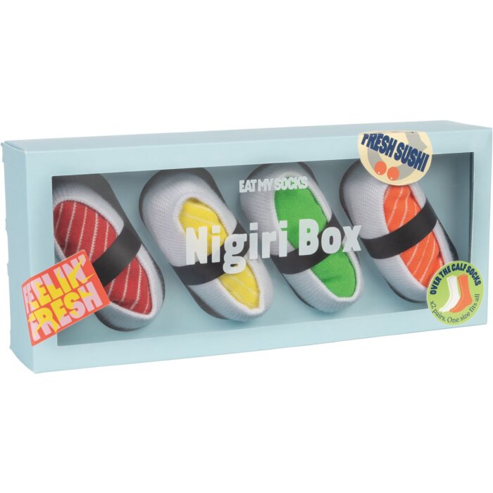 EatMySocks pachet dublu de șosete lungi Nigiri Box