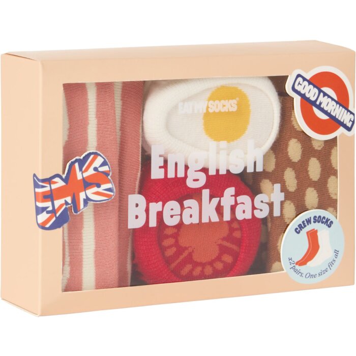 EatMySocks pachet dublu de șosete English Breakfast