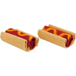 EatMySocks Șosete Hot Dog Idee de cadou amuzant șosete de vițel mix de bumbac 1 pereche