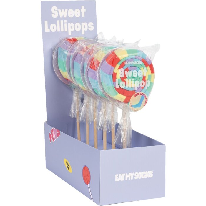 EatMySocks Șosete lungi Sweet Lollipop Rainbow Lollipop Dimensiune o mărime