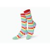 EatMySocks Șosete lungi Sweet Lollipop Rainbow Lollipop Dimensiune o mărime