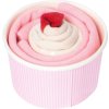 EatMySocks șosete lungi Strawberry Cupcake cutie cadou șosete vițel