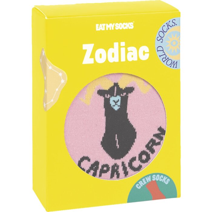 EatMySocks șosete echipaj semn zodiacal Capricorn