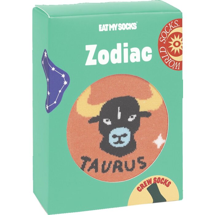 EatMySocks șosete echipaj semn zodiacal Taur