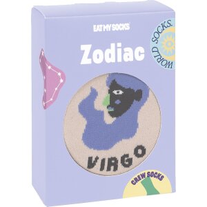 EatMySocks Șosete Crew Fecioară 1 pereche semn zodiacal...