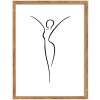 Walther cadru din lemn Silhouette 30x40 cm natural