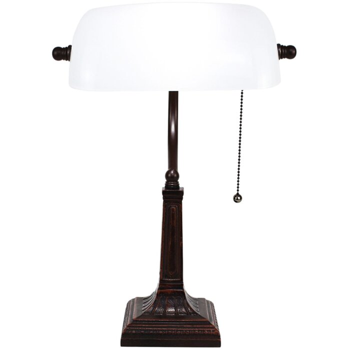 LumiLamp 5LL-5686 Lampă de masă alb 26x16x40 cm E27-max 1x40W Lampă bancher