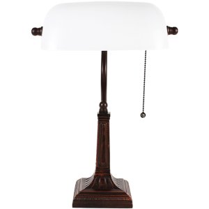 LumiLamp 5LL-5686 Lampă de masă alb 26x16x40 cm E27-max...