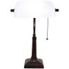 LumiLamp 5LL-5686 Lampă de masă alb 26x16x40 cm E27-max 1x40W Lampă bancher