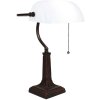 LumiLamp 5LL-5686 Lampă de masă alb 26x16x40 cm E27-max 1x40W Lampă bancher