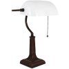 LumiLamp 5LL-5686 Lampă de masă alb 26x16x40 cm E27-max 1x40W Lampă bancher