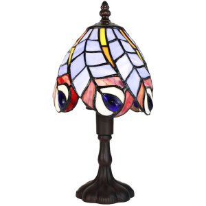 LumiLamp 5LL-6272 Lampă de masă Tiffany Ø 15x32 cm...