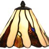 LumiLamp 5LL-6316 Lampă de masă Tiffany Bej Ø 20x60 cm E14-max 1x40W