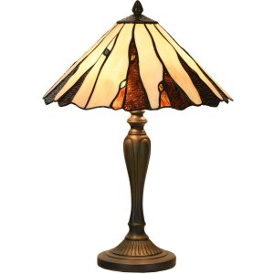 LumiLamp 5LL-6317 Lampă de masă Tiffany Ø 36x60 cm...