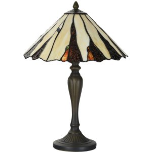 LumiLamp 5LL-6317 Lampă de masă Tiffany Ø 36x60 cm...