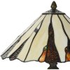 LumiLamp 5LL-6317 Lampă de masă Tiffany Ø 36x60 cm E14-max 2x40W