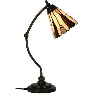 LumiLamp 5LL-6318 Lampă de masă Tiffany Bej Ø...