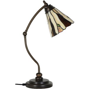 LumiLamp 5LL-6318 Lampă de masă Tiffany Bej Ø...