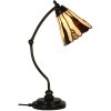 LumiLamp 5LL-6318 Lampă de masă Tiffany Bej Ø 27x51 cm E14/max 1x40W