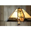 LumiLamp 5LL-6320 Lampă de masă Tiffany bej 45x45x80 cm E27-max 2x60W