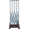 LumiLamp 5LL-6332 Lampă de masă Tiffany gri 18x18x45 cm E27-max 1x40W