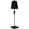 Clayre & Eef 5LMP670 Lampă de masă negru Ø 20x75 cm E27-max 1x60W