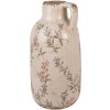 Clayre & Eef 6CE1614 Ulcior decorativ bej roz Ø 13x25 cm