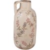 Clayre & Eef 6CE1614 Ulcior decorativ bej roz Ø 13x25 cm