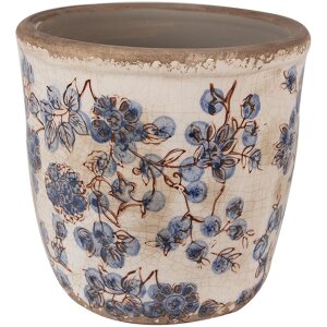 Clayre & Eef 6CE1619M Ghiveci de flori Ceramică bej...