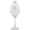 Clayre & Eef 6GL4400 Pahar de vin transparent Ø 8x17 cm - 250 ml