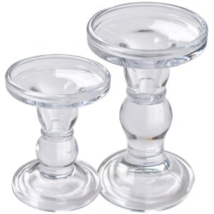 Clayre & Eef 6GL4402 Candelabru Coroană Transparent...