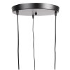 Clayre & Eef 6LMP756 Lampă suspendată negru Ø 35x110 cm - E27-max 3x40W