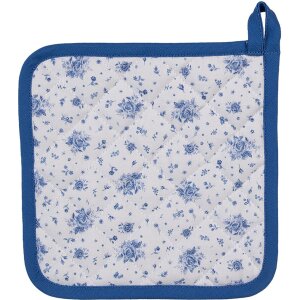 Clayre & Eef BRB45 Potholder bej, albastru 20x20 cm