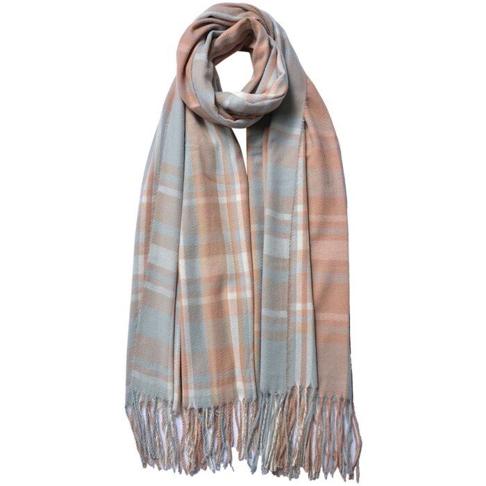 Juleeze JZSC0780BL Ladies Winter Scarf Blue 68x180 cm