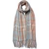 Juleeze JZSC0780BL Ladies Winter Scarf Blue 68x180 cm