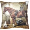 Clayre & Eef KT021.339 Husă de pernă maro 45x45 cm