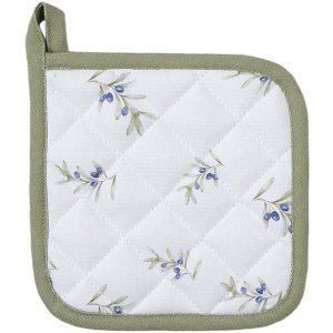 Clayre & Eef OLF45K Potholder copil bej verde 16x16 cm