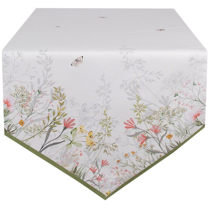 Clayre & Eef WFF65 Ruletă de masă Multicolor 50x160 cm