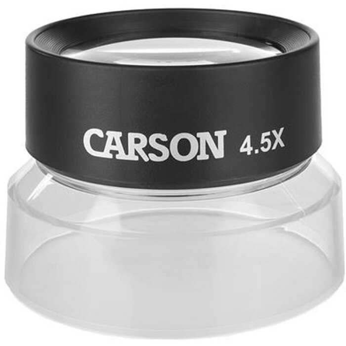 Carson LL-55 Lupă de birou cu mărire de 4,5x Diametru obiectiv 75 mm