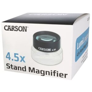 Carson LL-55 Lupă de birou cu mărire de 4,5x Diametru obiectiv 75 mm