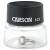 Carson LL-10 lupă de masă 10x 30mm lentile acrilice ușor rezistente la zgârieturi