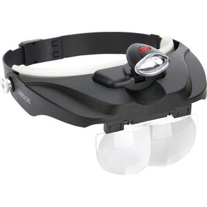 Carson MagniVisor Deluxe PRO Series LED Head Loupe cu 4...