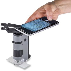 Carson MP-250 MicroFlip microscop portabil 100-200x adaptor smartphone