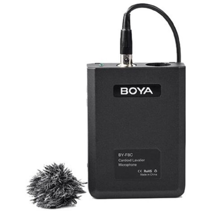 Boya BY-F8C Microfon Lavalier Cardioid pentru instrumente video Metal