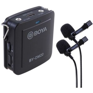 Boya BY-DM20 Duo microfon lavalier iOS Android USB-C...